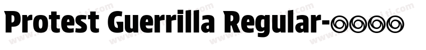 Protest Guerrilla Regular字体转换
